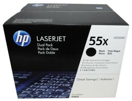 HP LaserJet P3015/M521/M525 HY Toner, Duopack, 55X / CE255XD