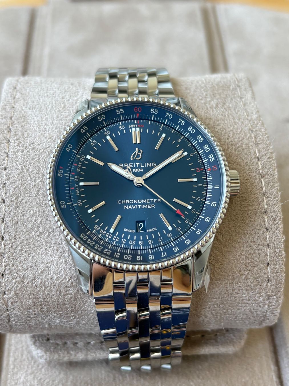 Breitling Montres: BREITLING Navitimer Automatic 41 Fullset Neu – Neuf (Voir description) à Birsfelden par Mynos