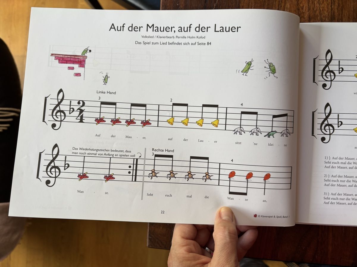 Libri: Klavierspiel & Spass Band 1 – Usato da Zürich venduto da Sonnenschein12 8