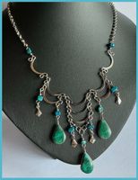 SALE KETTE HALSKETTE EDELSTEINKETTE CRYSOCOLL ECHT