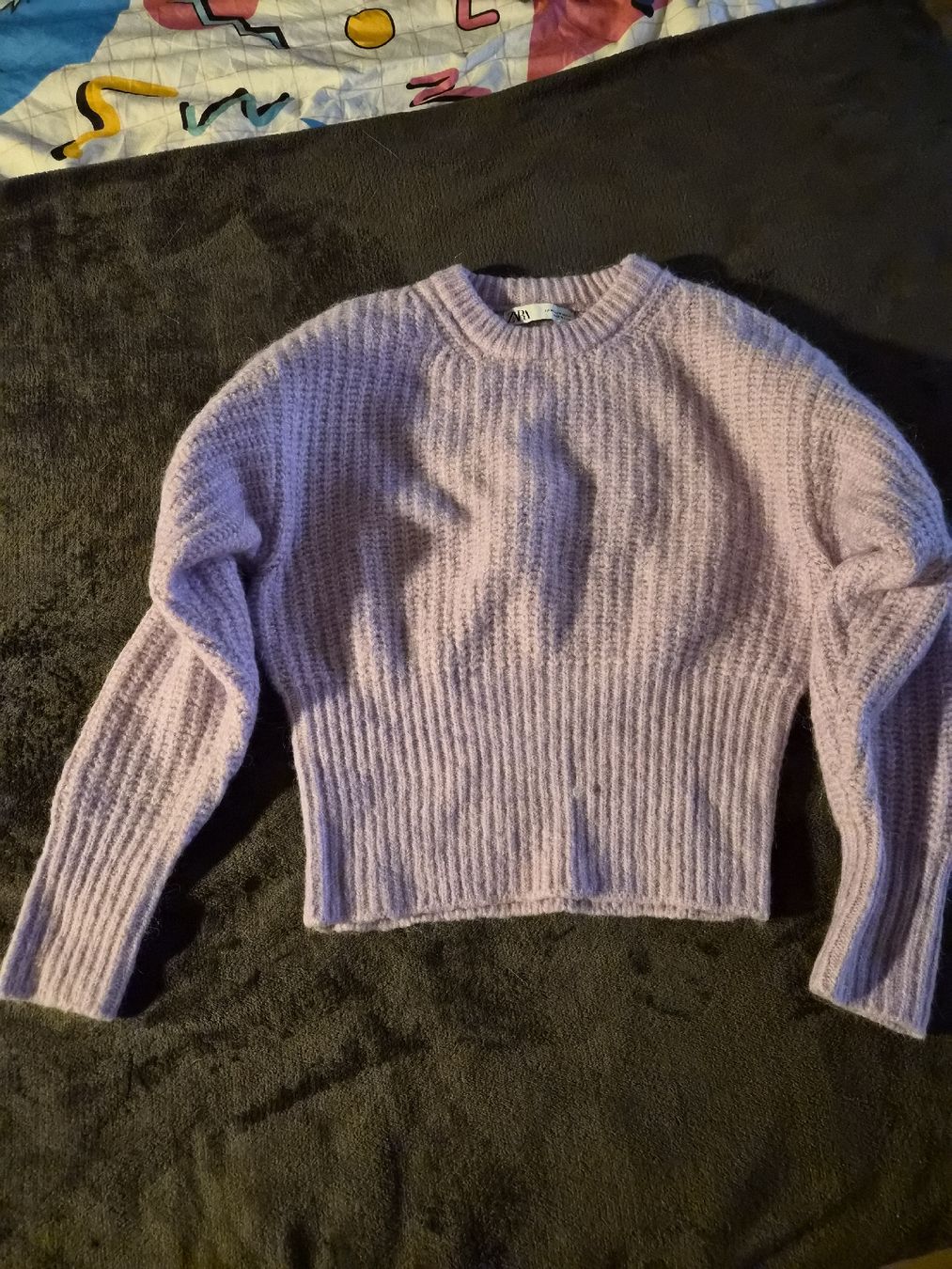 Zara Pullover & Sweatshirts: Pull-over Zara, maille côtelée, violet, taille M – Gebraucht aus Villeneuve VD von cla_nw6h 2