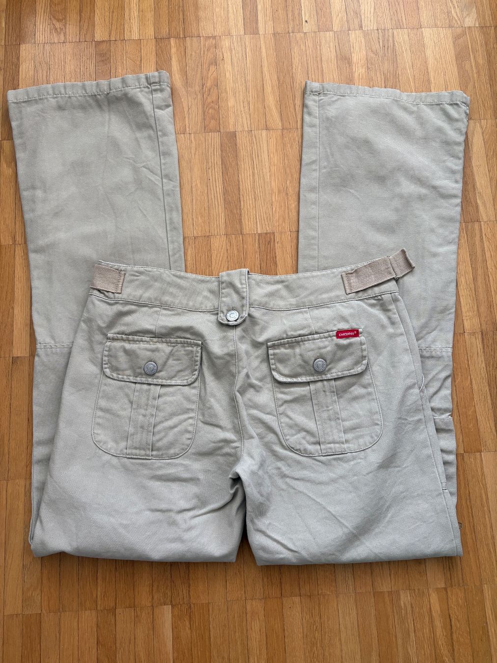 Pantaloni: Beige Cargohose, 100% Baumwolle, Gr. 38 – Nuovo (secondo la descrizione) da Basel venduto da Nofretete39 1