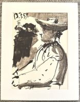 Pablo Picasso - Originale Vintage-Lithographie von 1961