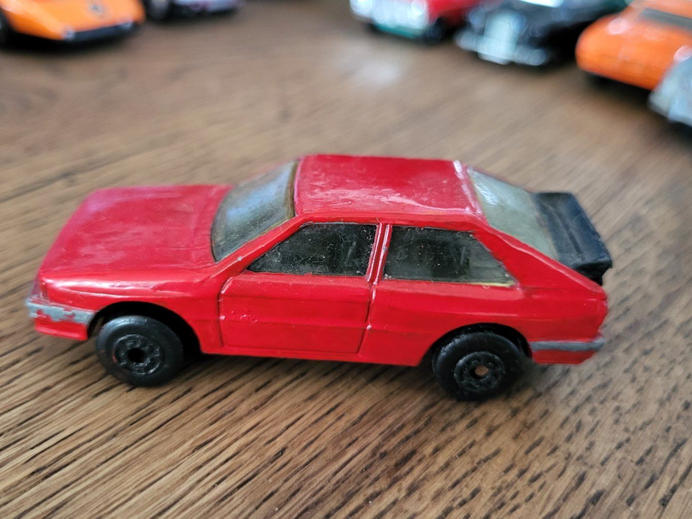 Matchbox Modellini d'auto: Audi Quattro 1982 1:58 Matchbox – Usato da Rothrist venduto da Juana5