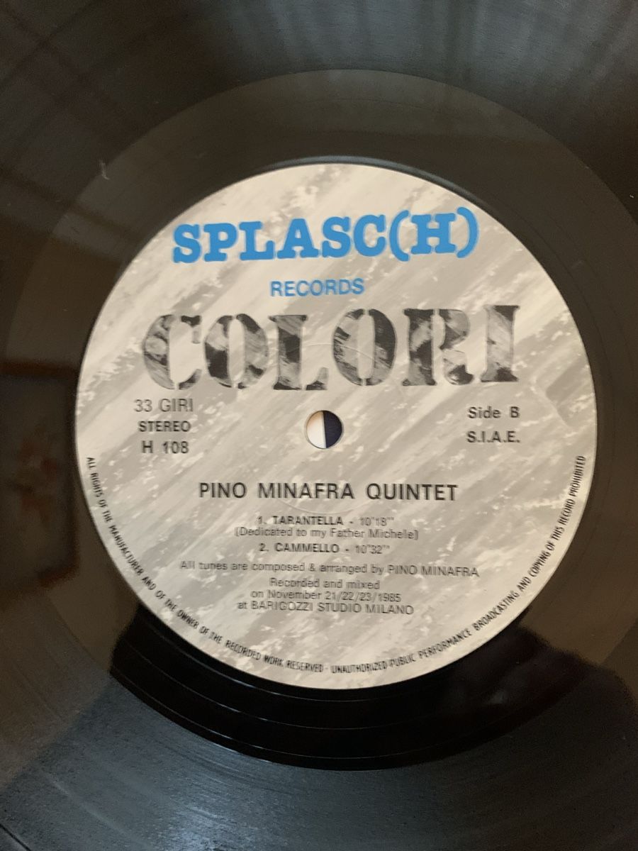 Schallplatten: Pino Minafra/Colori – Gebraucht aus lausanne von Ccheche 2