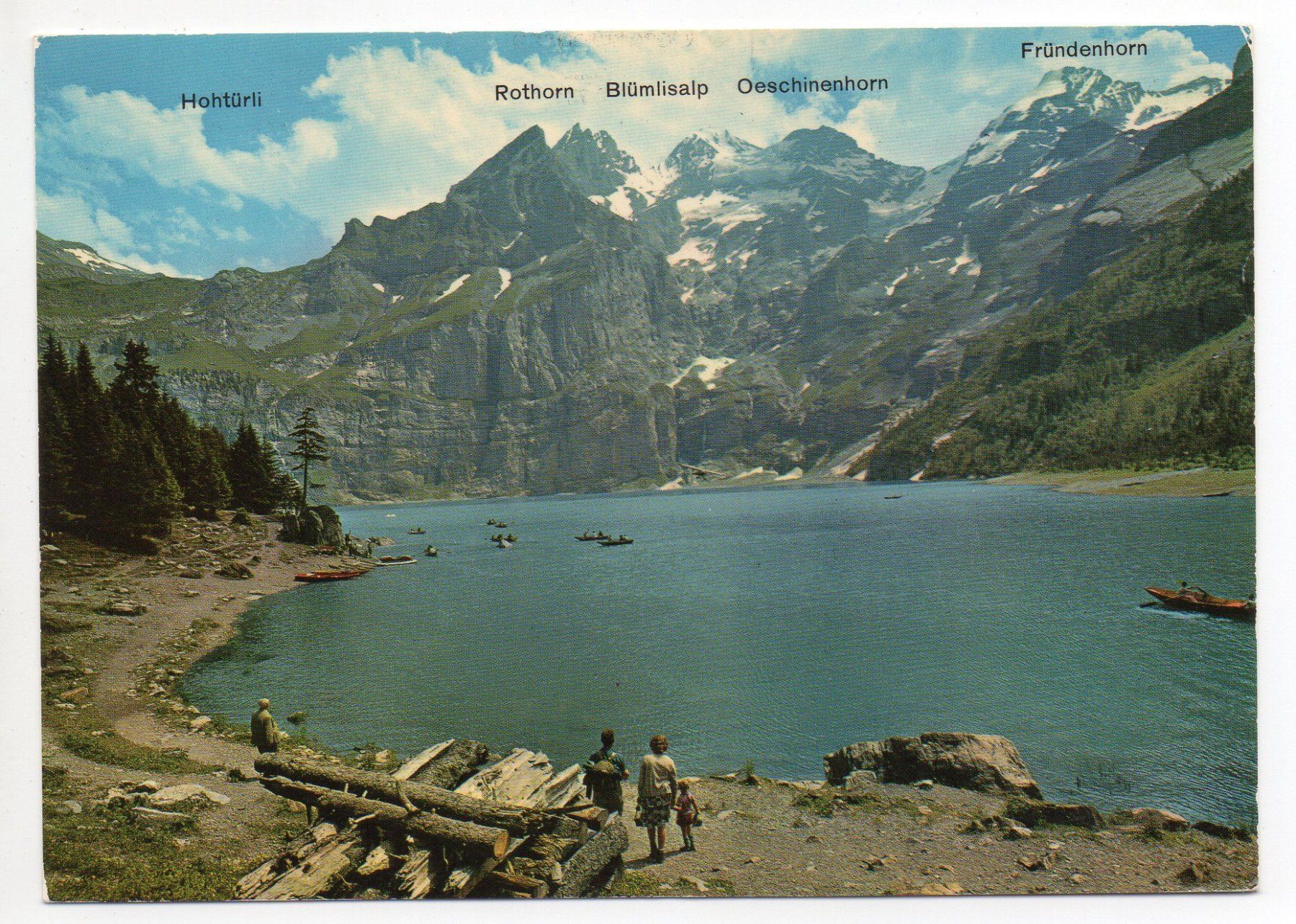 Ansichtskarten: KANDERSTEG Oeschinensee – Gebraucht aus Jona von philajona