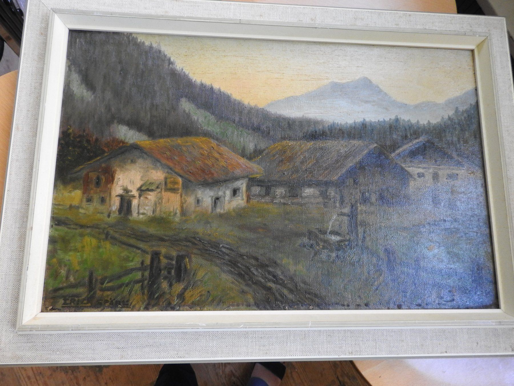 Gemälde: Oelbild signiert Erich Spärli – Gebraucht aus Stetten AG von Brissago25