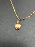 Kette mit Herzanhänger 750 Gold