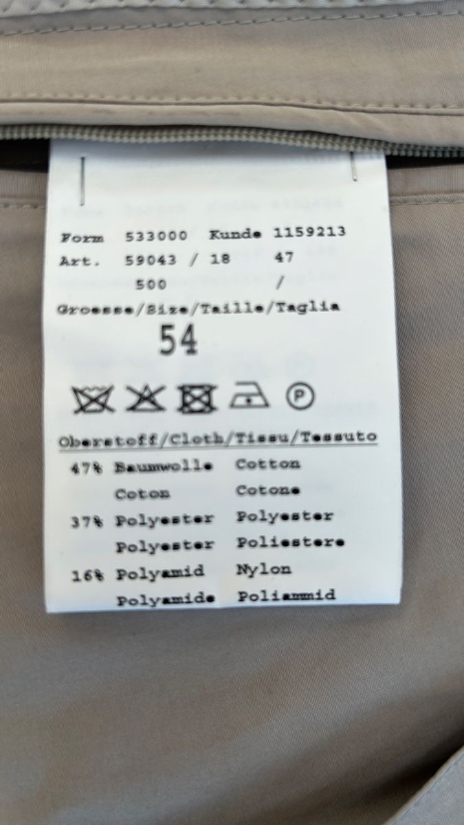Bugatti Cappotti: Bugatti Regenmantel / Rain Coat – Usato da Erlinsbach venduto da Basi67 4