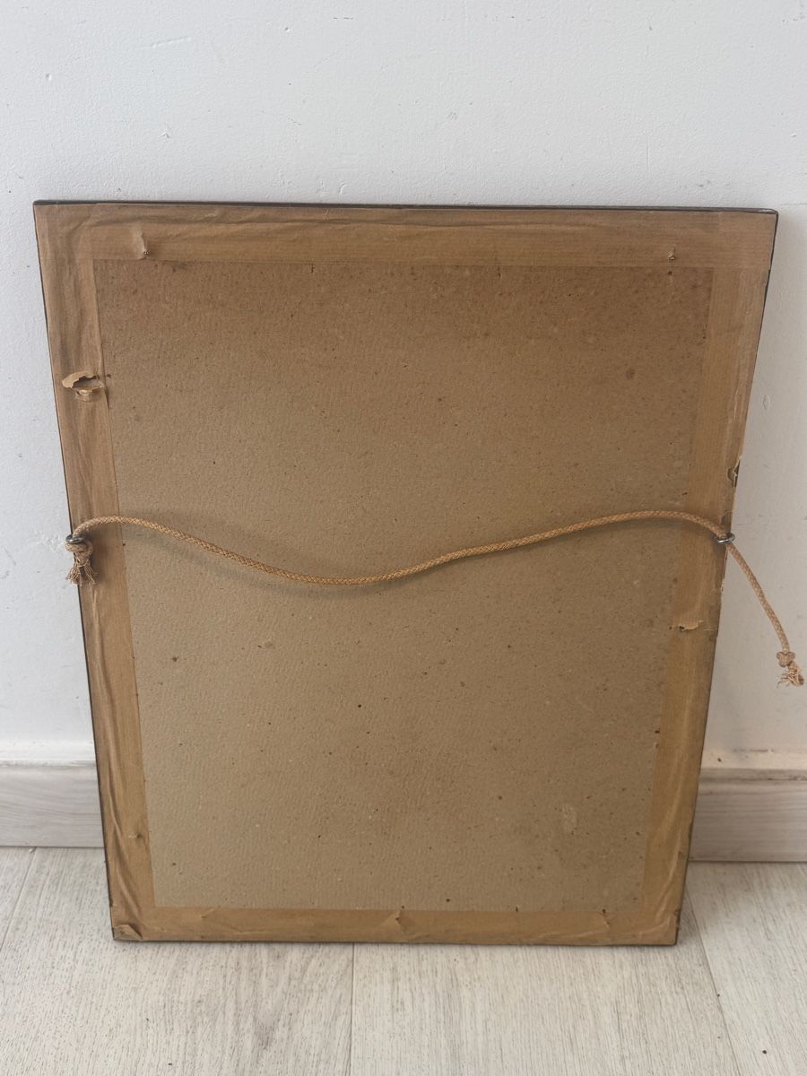 Gemälde: Illustration Vintage "Another Reputation Gone" Sous Verre – Gebraucht aus Erde von CBarts 2