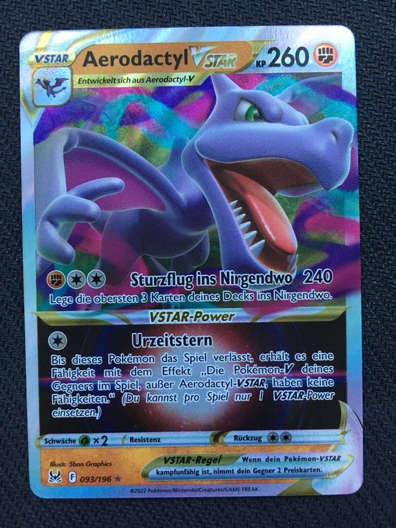 Cardicuno Tauboss V 137/196 Pokémon Karte - Verlorener Ursprung Deutsch