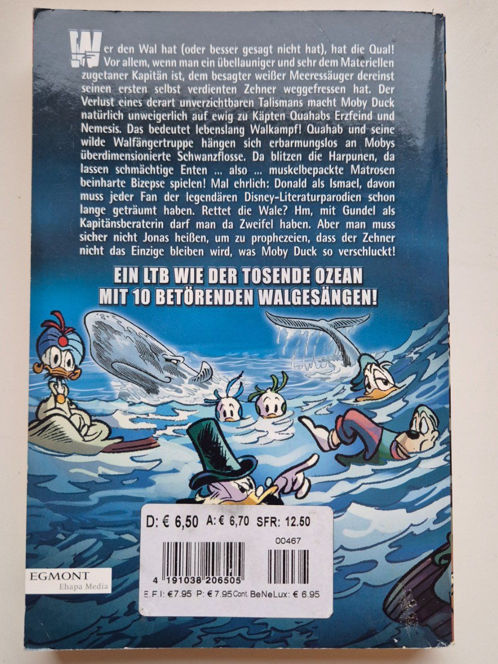 Fumetti: LTB   🦆  Nr. 467      Moby Dick – Usato da Niederweningen venduto da Obson 1
