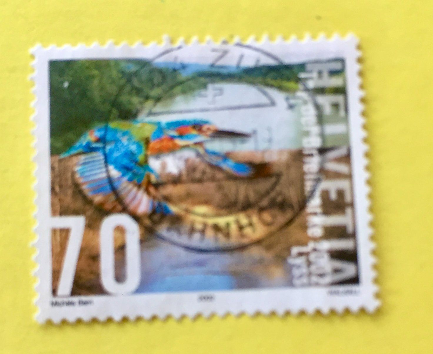 Tutti i francobolli: Nr.1071 Eisvogel  GESTEMPELT 2002 Zug – Usato da Aarau venduto da Billa007