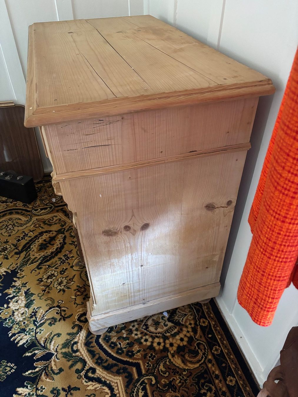 Cassettiere: Commode ancienne bois massif 4 tiroirs style rustique 80cm – Usato da Biel/Bienne venduto da jw29 1