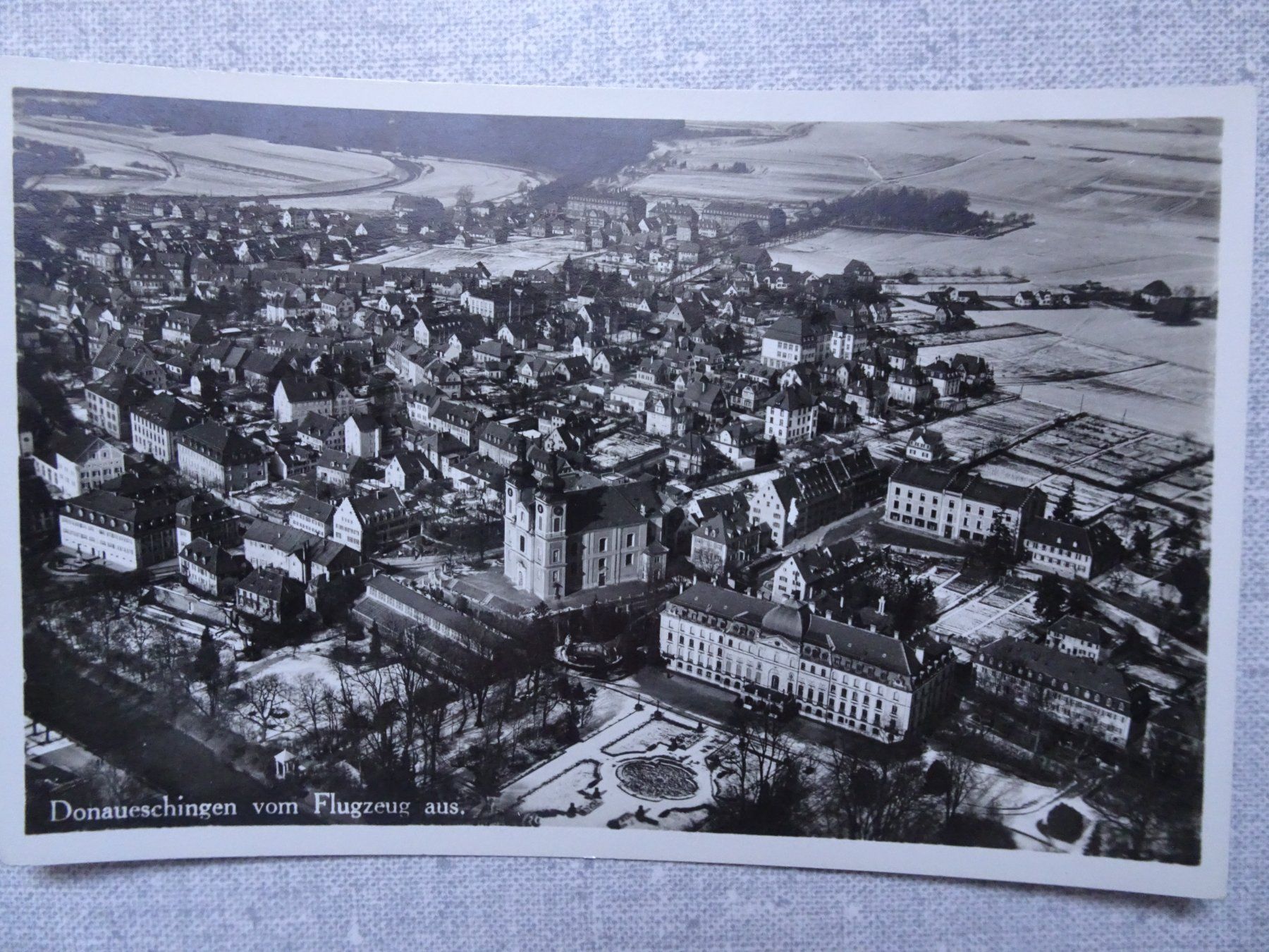 Ansichtskarten: Donaueschingen – Gebraucht aus Biel/Bienne von Ligurie 2