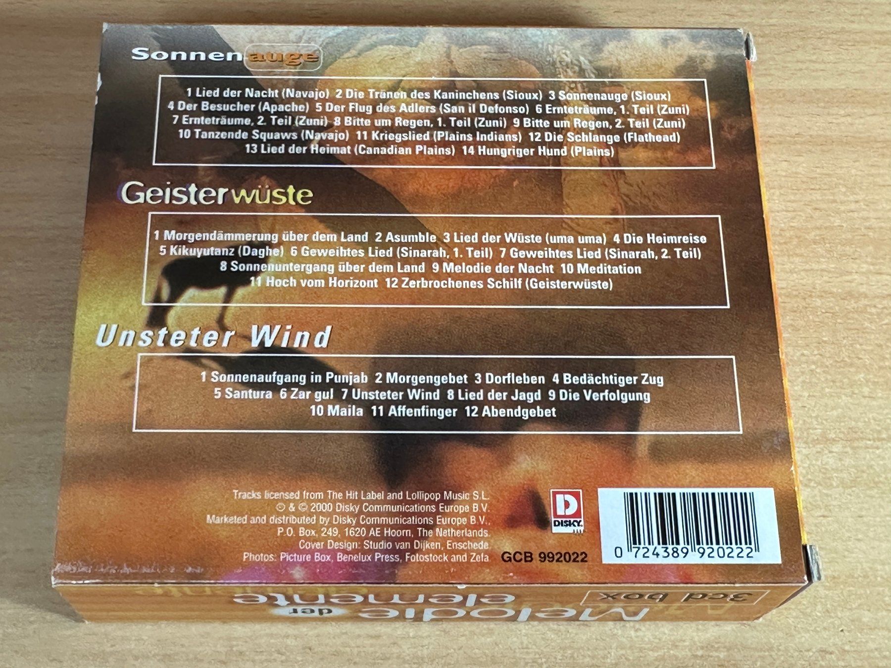 CD: Various - Melodie der Elemente - 3 CD – Usato da Rikon im Tösstal venduto da Alpenmutz 1