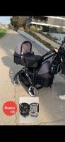 Zwillingskinderwagen Chico + 1 Baby Schale Graco GRATIS dazu
