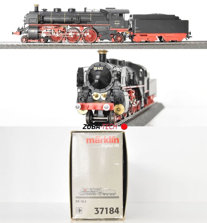 Märklin 37184 Dampflok BR 18.4 DR H0 WS Digital mit OVP (Gebraucht) in ...