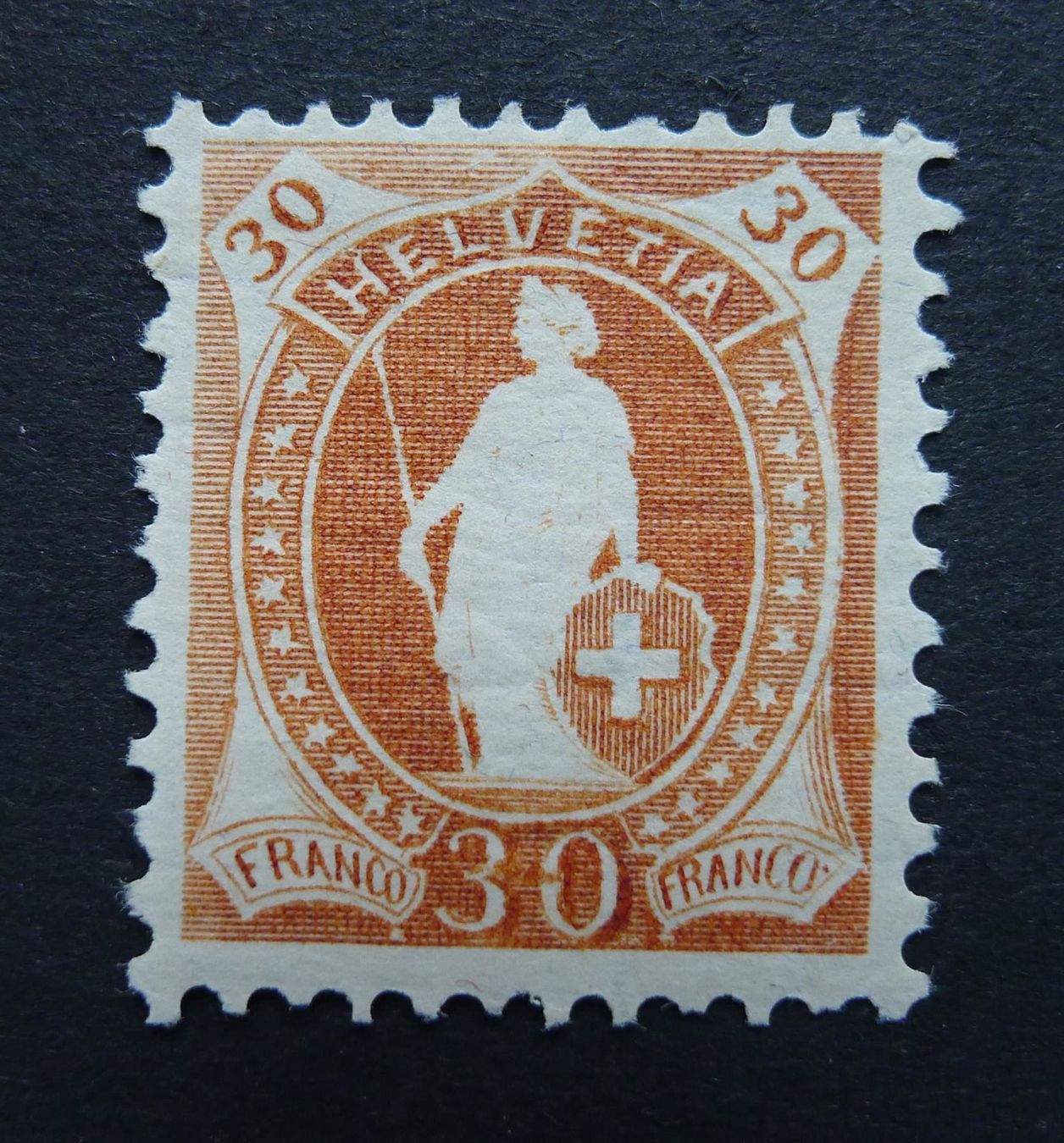 Alle Briefmarken: Nr. 96B ungebraucht, K: 325.- – Gebraucht aus Ebikon von SilvioFreund