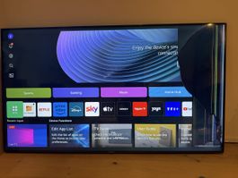 LG 75” TV – defekt – inkl. Rollständer - ab 1 CHF