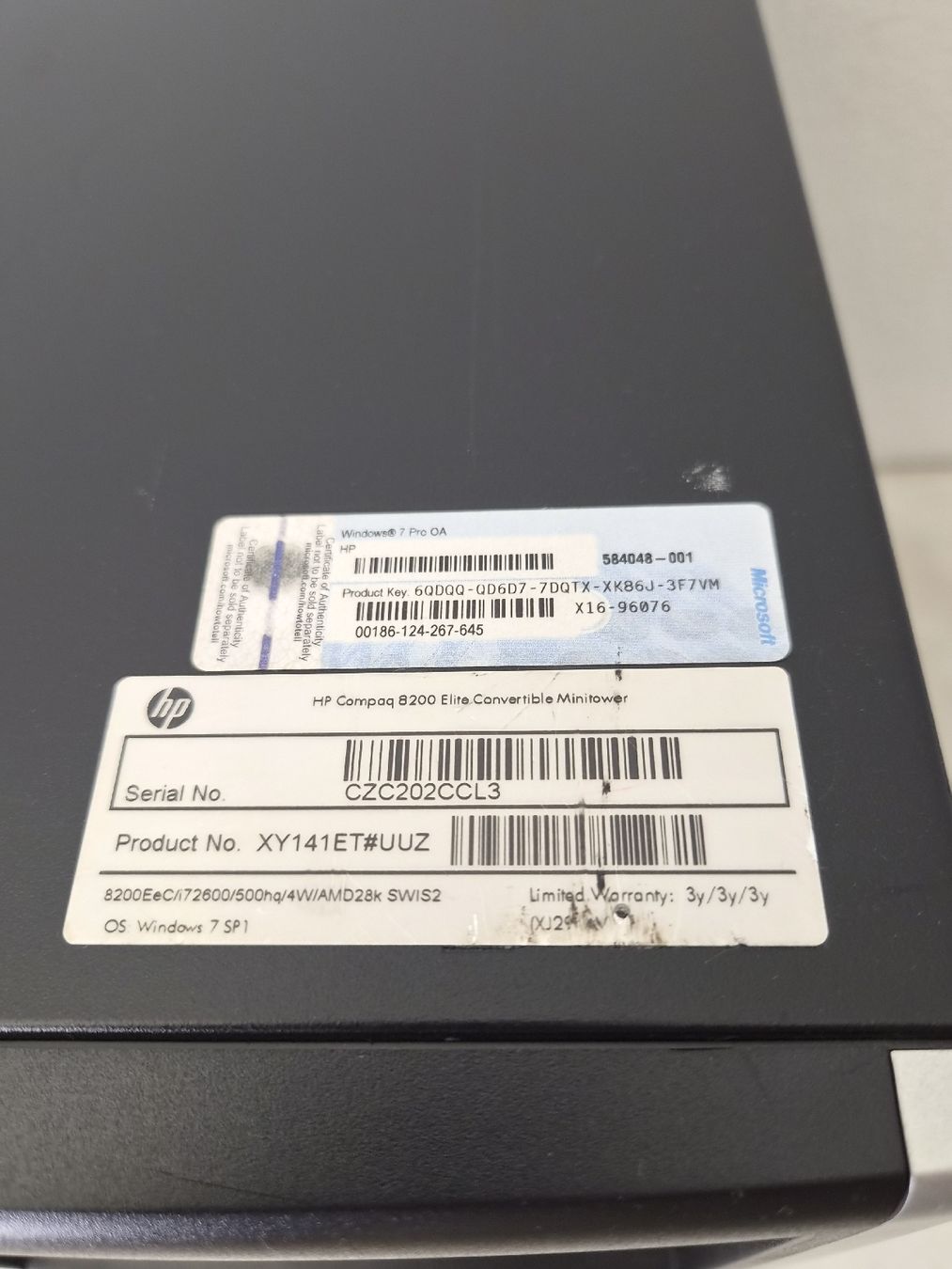 Hewlett Packard PC: HP Compaq 8200 Elite Convertible Minitower, i7 2600 – Usato da SCHAFFHAUSEN venduto da Atami99 2