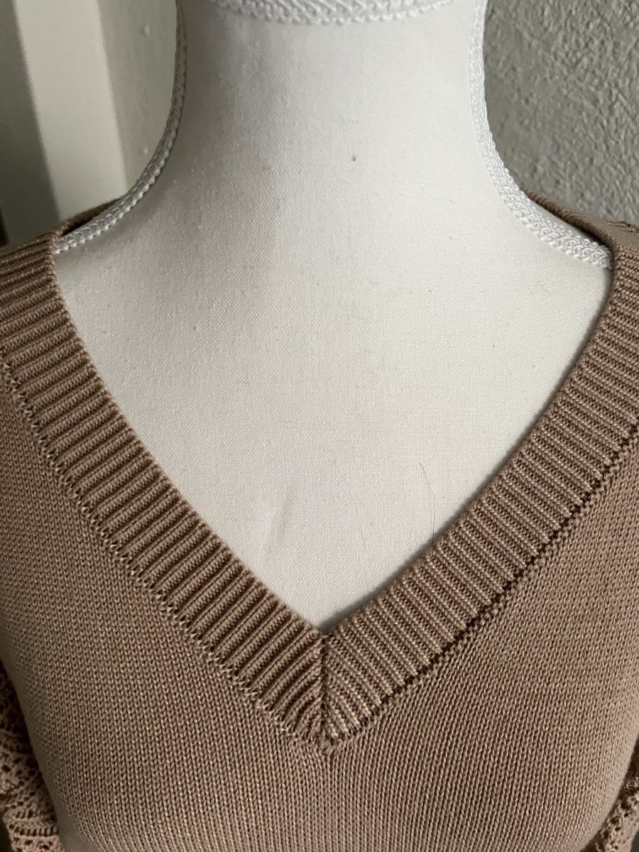 Maglioni & Felpe: Beige Pullover mit Spitze XL, Herbst-Chic für Sie! – Nuovo (secondo la descrizione) da Uster venduto da Corina0111114 1