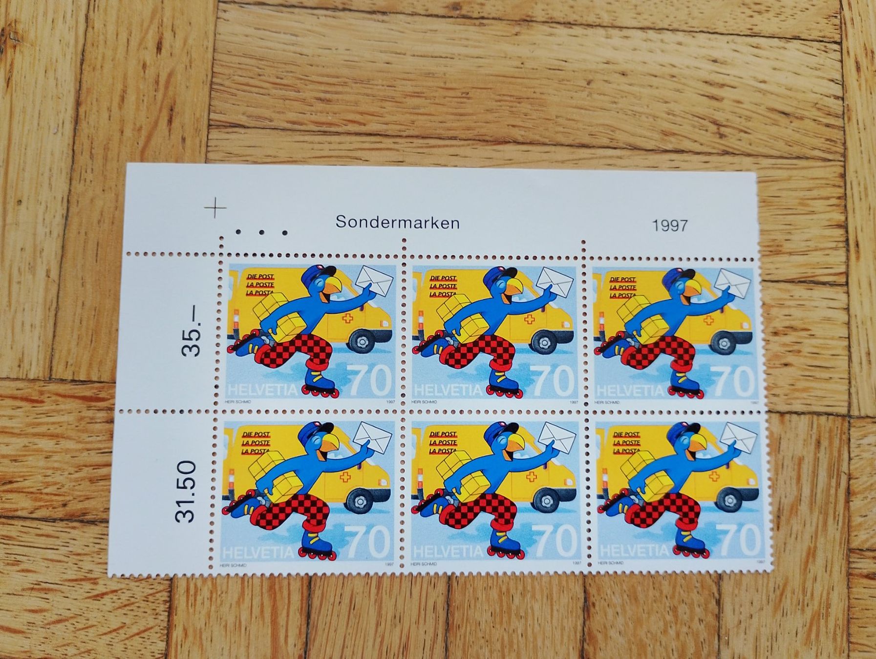 Alle Briefmarken: Globi  Briefmarke  6x 70 Rappen postfrisch – Neu (gemäss Beschreibung) aus Laufen von Sunjupite7 1