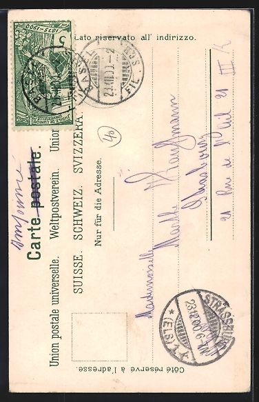 Cartoline postali: Schweiz, Wappen der schweizer Kantone Aa – Usato da Berlin venduto da bartko-reher 1