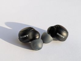 Sony WF-C500 In-Ear Kopfhörer schwarz mit Ladecase gebraucht