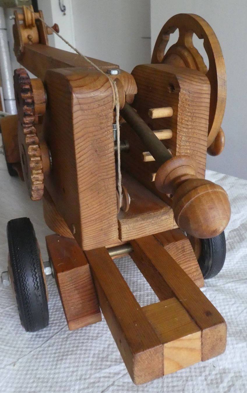 Giocattoli: Holzspielzeug, Kranwagen. – Nuovo (secondo la descrizione) da Diessenhofen venduto da Hundeseele 6