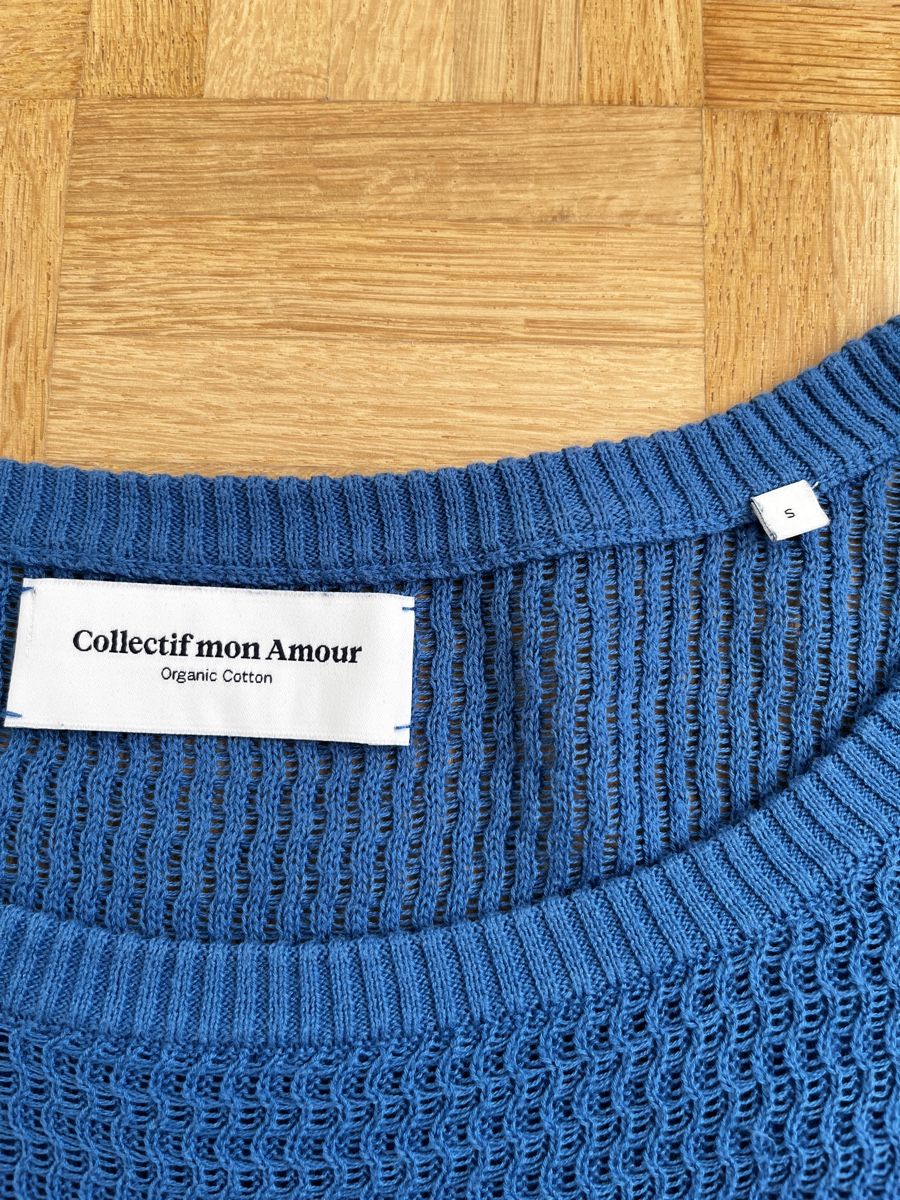 Collectif Mon Amour Pullover & Sweatshirts: Pullover Collectif mon Amour blau Gr. S Baumwolle – Gebraucht aus Zürich von Kleanthy 2