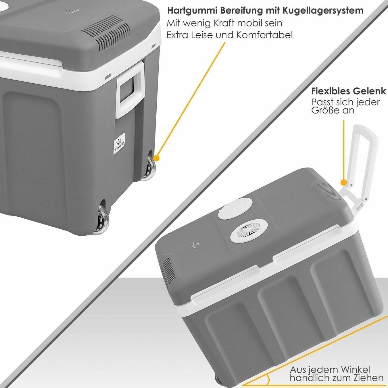Cucinare, Mangiare & Bere: KESSER 40L Kühlbox 12V 230V GRAU – Nuovo e nell'imballaggio originale da Bottighofen venduto da zaap 5