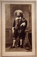 Kabinettfoto, Victor Angerer, Wien, Theater, Säbel