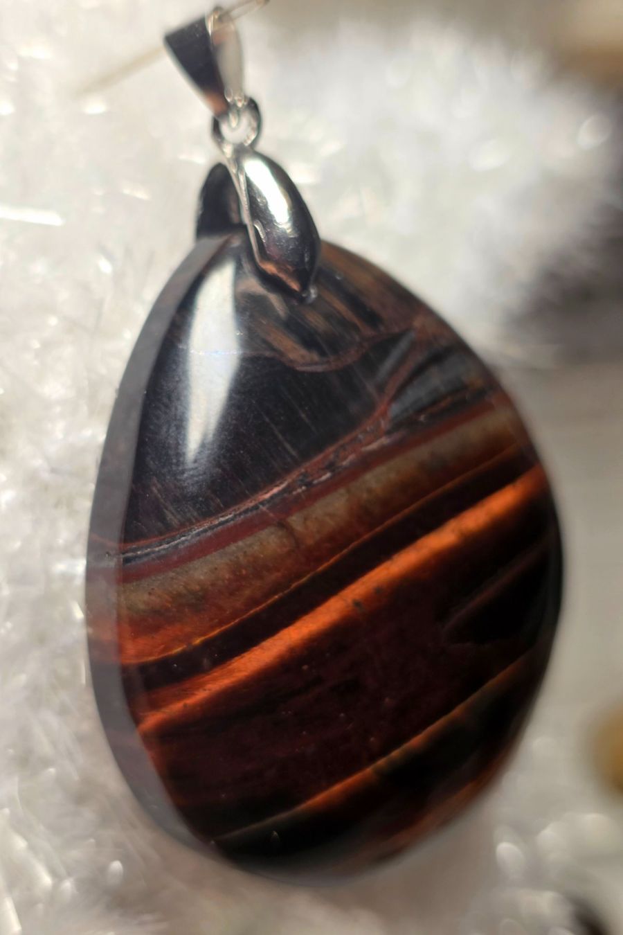 Minerali & Pietre curative: Rotes Tigerauge Anhänger E – Nuovo e nell'imballaggio originale da Matzingen venduto da Shay_Crystalz 2