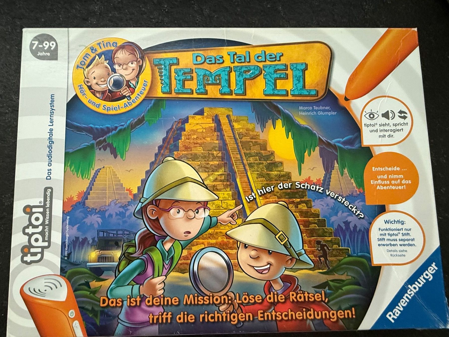 Ravensburger Giochi: Tiptoi Spiel: " Das Tal der Tempel" – Usato da Sarnen venduto da Pinoccio6
