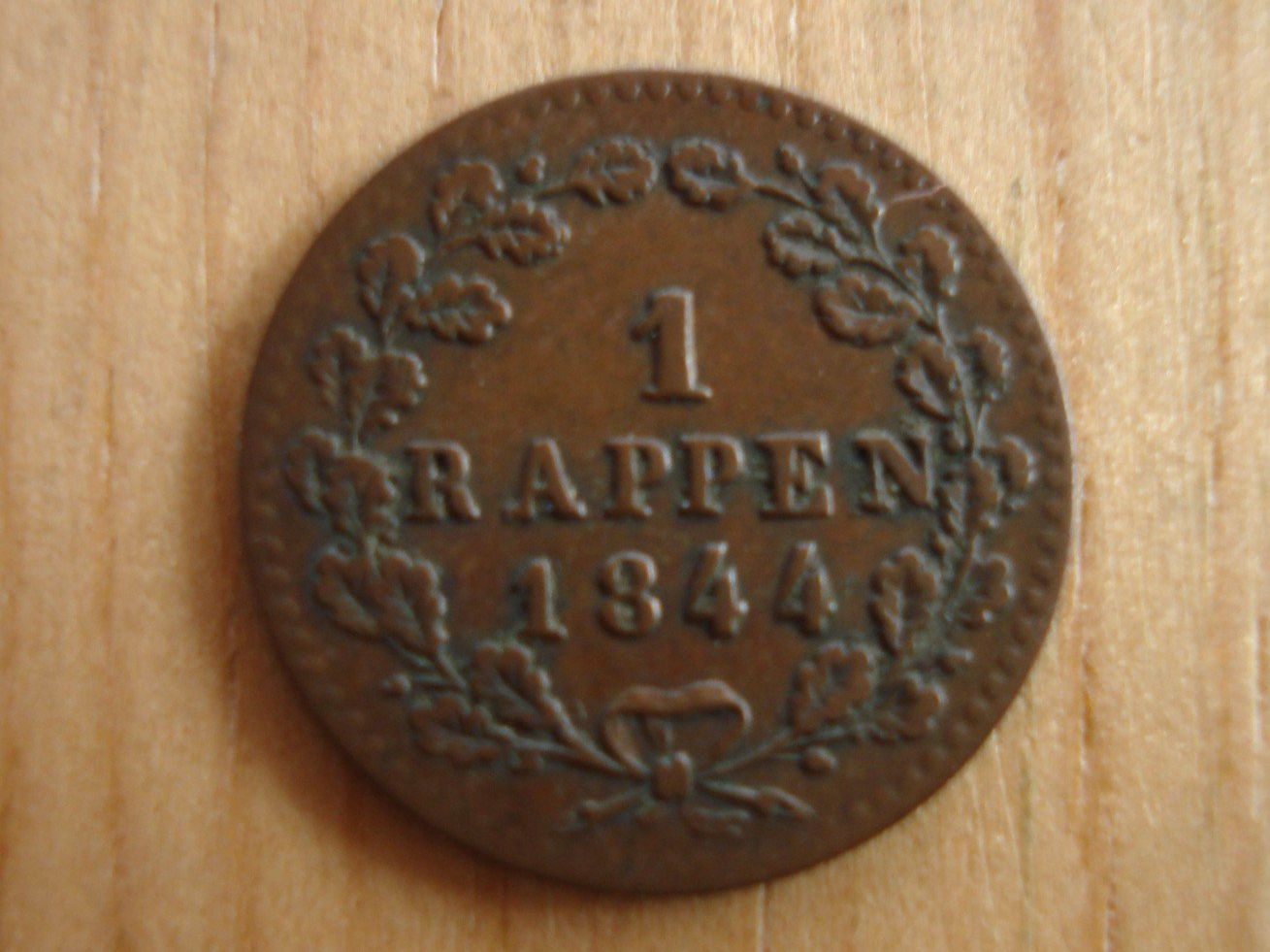 Tutti le monete: (D3) Luzern Rappen 1844 – Usato da Erlach venduto da Net-Coins 1