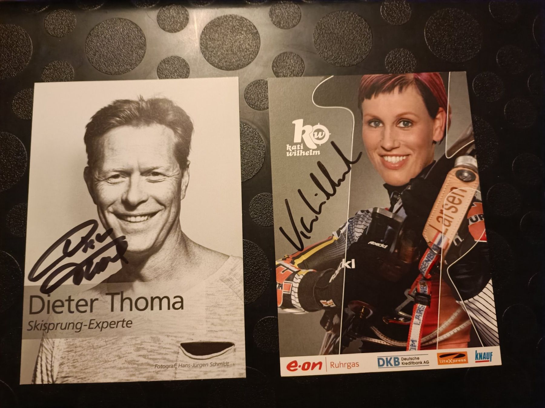 Autografi: Olympiasieger Set - 2 handsignierte Karten – Usato da Menziken venduto da Artographs