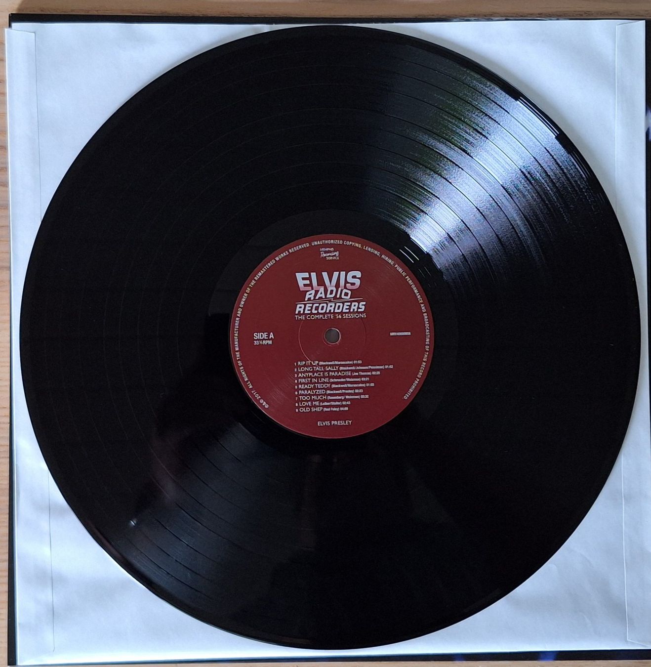 Dischi in vinile: Elvis Presley: "Radio Recorders", Label MRS 2017 – Usato da Mühlethurnen venduto da Landhockeyelvis 2
