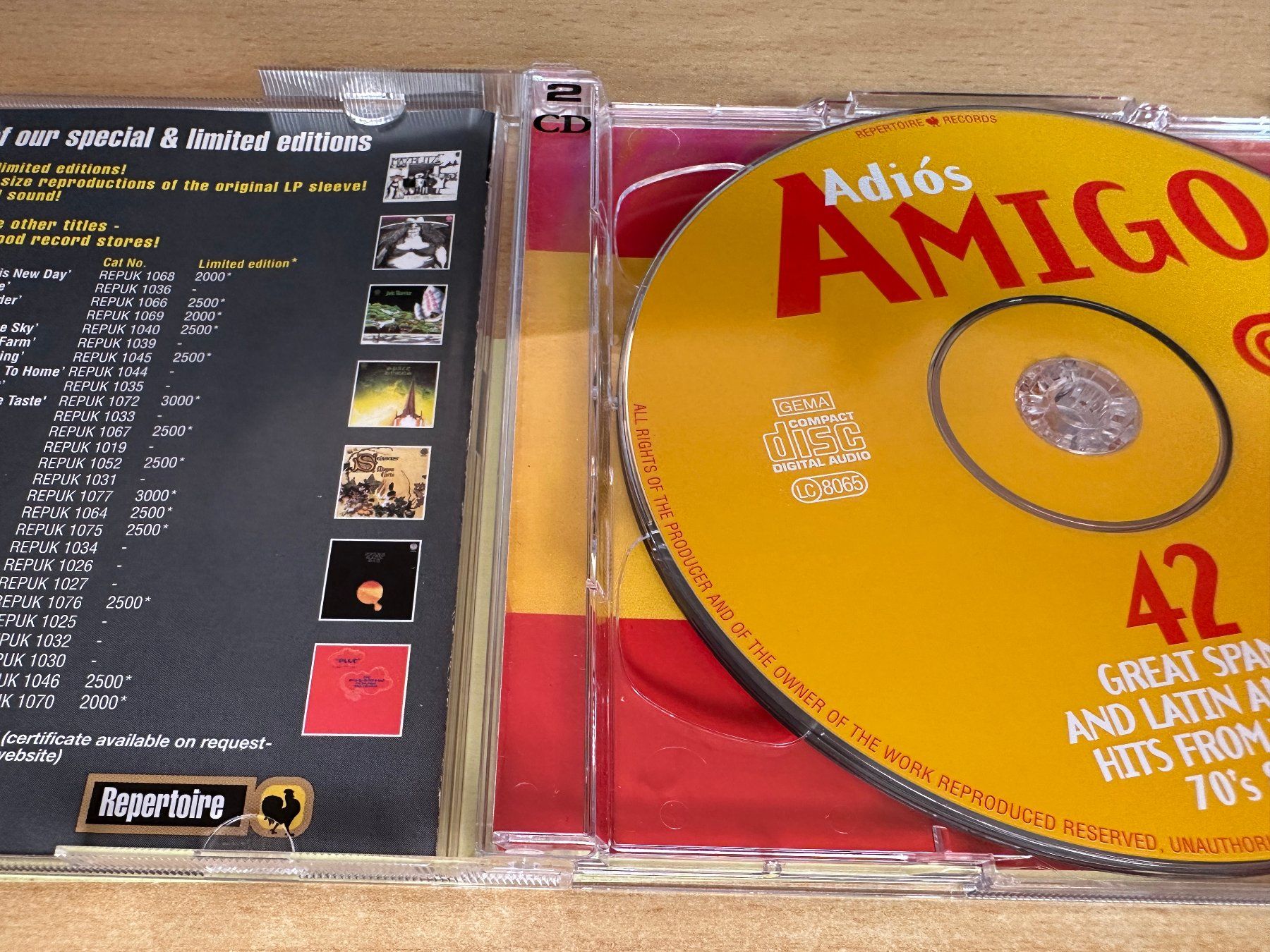 CD: Various – Adiós Amigo - 2 CD – Usato da Rikon im Tösstal venduto da Alpenmutz 2