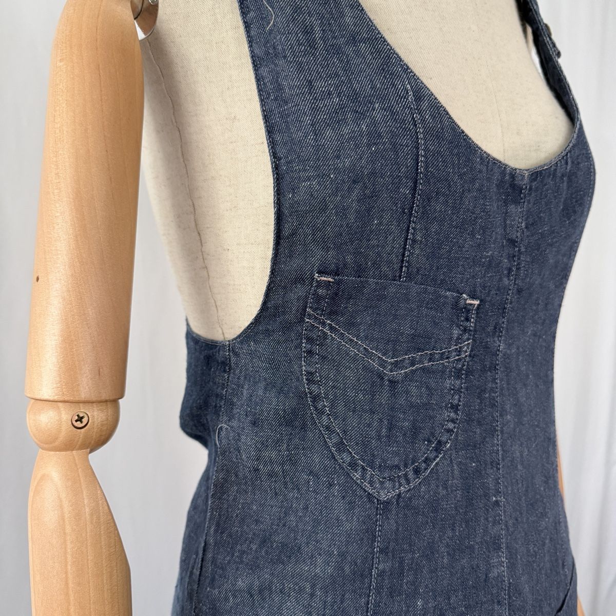Tute: ECHAPPEES BELLES Linen Denim Romper – Nuovo (secondo la descrizione) da Emmen venduto da Colette-Juliette 2