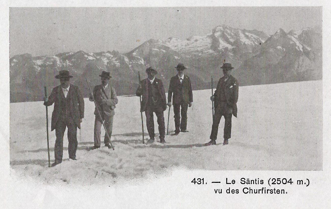 Ansichtskarten: Säntis, Bergsteigen, 1905 - keine AK – Gebraucht aus Frauenfeld von Merk52