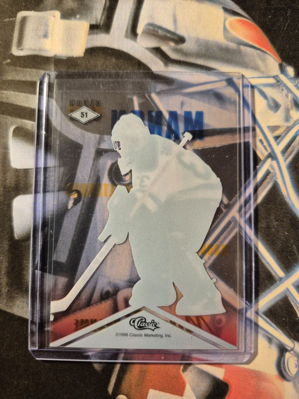 NHL Carte collezionabili: NHL 1996 Clear Assets Manon Rheaume – Usato da Treiten venduto da Sauber73 1