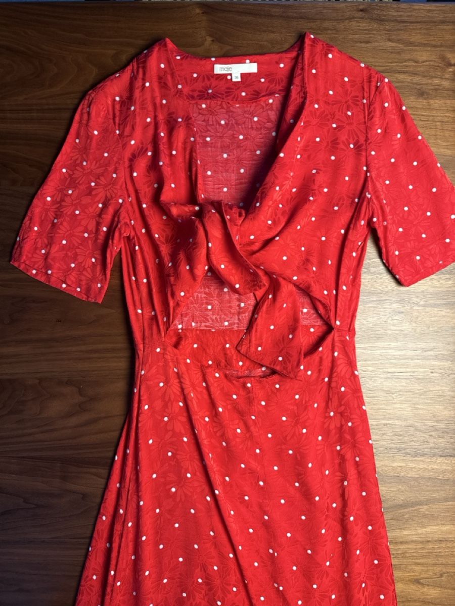 Maje Vestiti: Maje Kleid, Grösse 36, Rot mit Punkten – Usato da Brütten venduto da Bettina_07 3