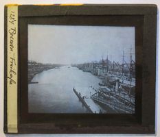 Glasdia Bremen Freihafen, um 1910