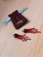 Nature Bijoux - Boucles d'oreilles originales rouges