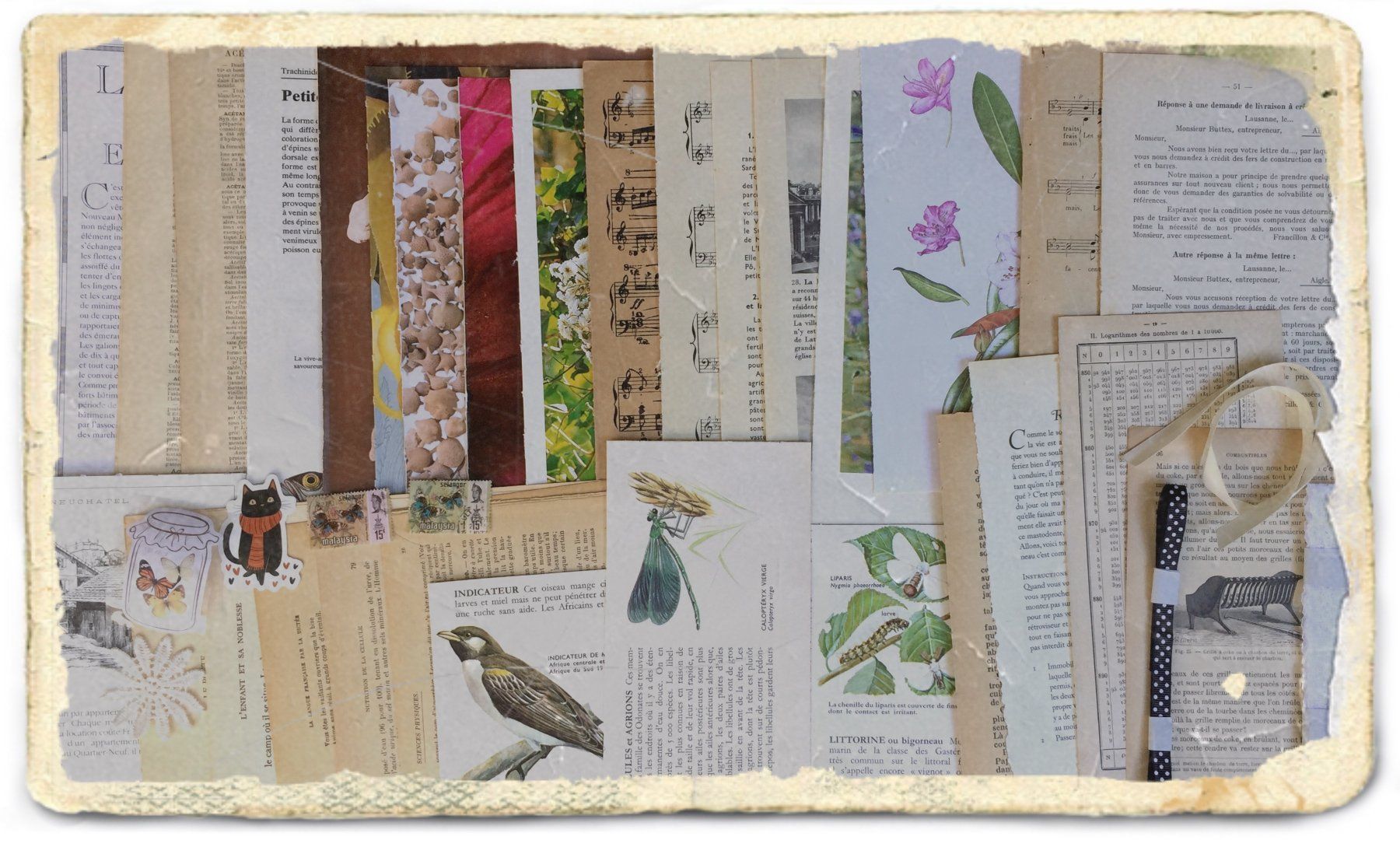 Libri: ephemera 8/papier collage bastelpapier scrapbooking +Versand – Usato da Pully venduto da websurfer1