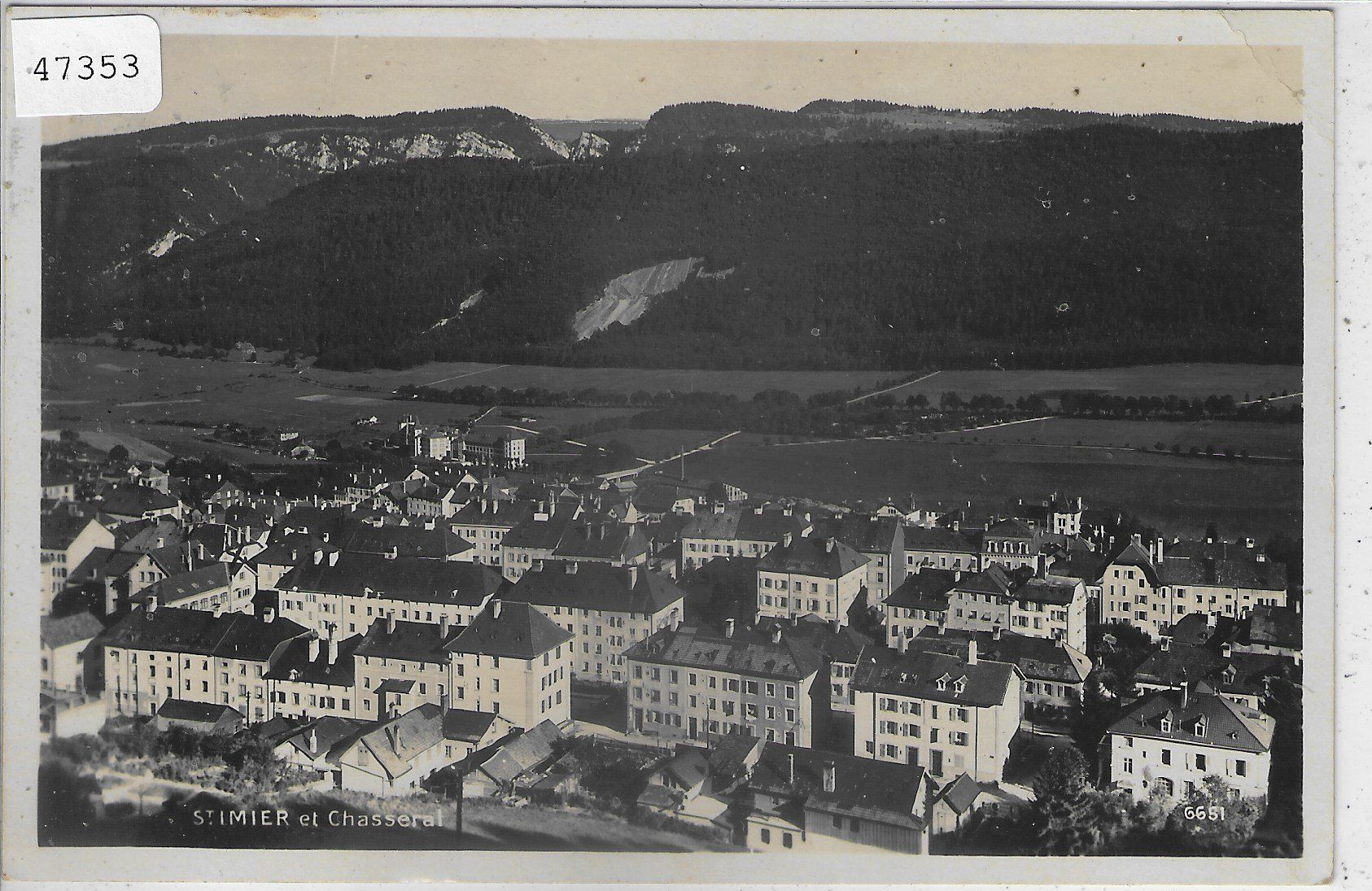 Cartoline postali: St. Imier et Chasseral – Usato da Ettingen venduto da Kartenplanet