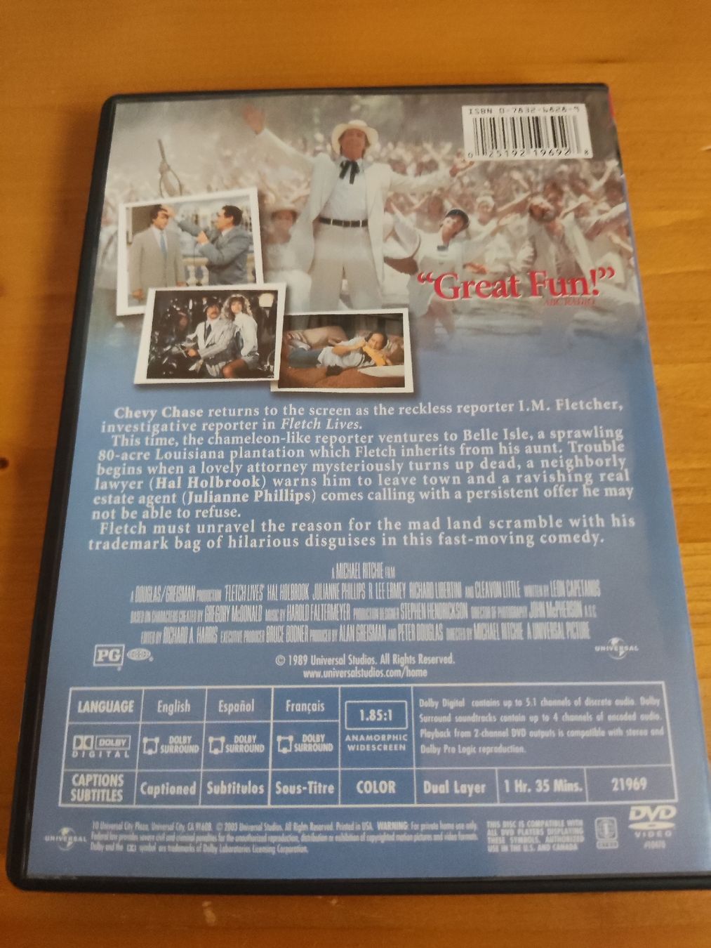 Tutti i DVDs: Fletch Lives - Chevy Chase - Widescreen Edition (DVD) – Usato da Oberembrach venduto da giu_7ksd 1