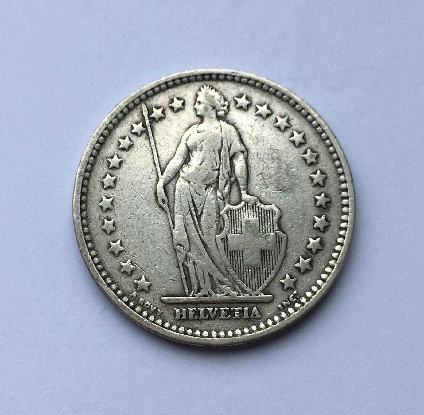 Tutti le monete: 1906 2 Franken Silber ss+ – Usato da Kirchberg SG venduto da Helveticus00 1