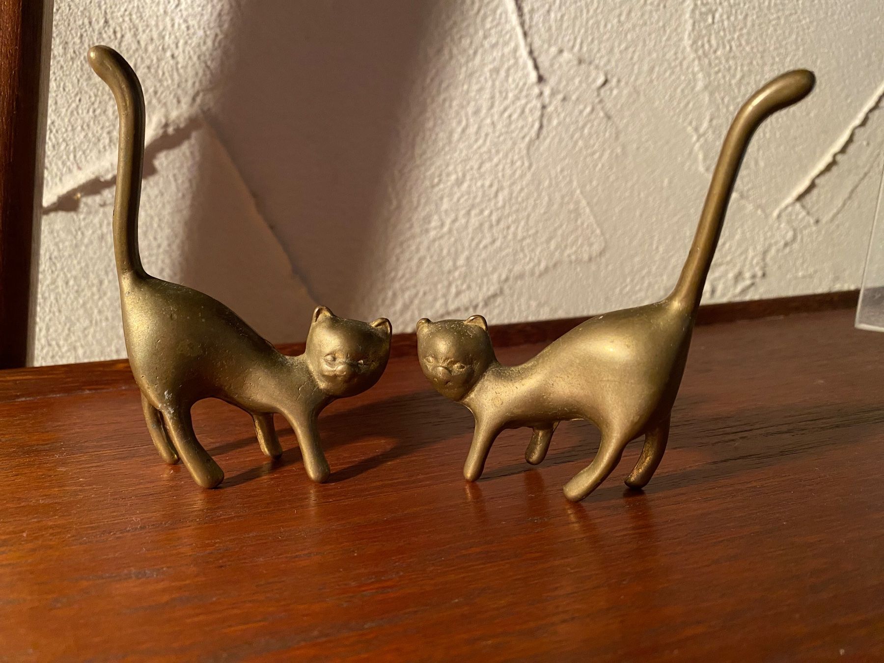 Figuren: 2 Messing Katzen Ringhalter – Gebraucht aus Rorbas von tun_m7fz 2